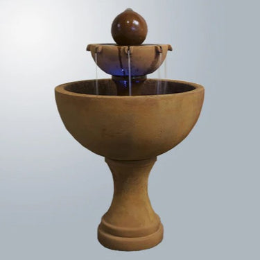 Giannini Garden Orbis Two Tier Fountain